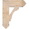 Ekena Millwork Merced Arts & Crafts Smooth Bracket, Douglas Fir, 5 1/2"W x 20"D x 24"H BKT06X20X24MRC03SDF - alternate 2